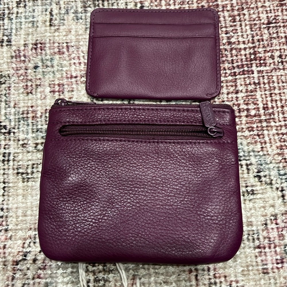 Purple Change Purse Wallet